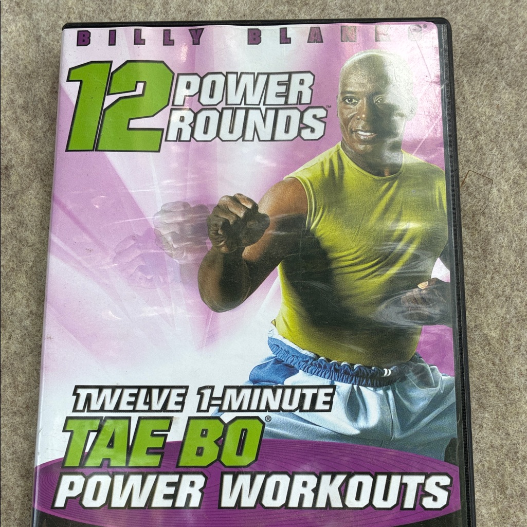 12 Power Rounds Tae Bo Dvd GreenYellow
